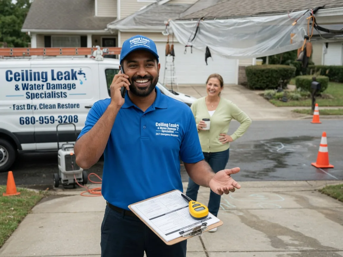 Ceiling Leak Cleanup Bozman, MD FAQs